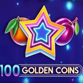 Official Slots logo: 100 Golden Coins by Amusnet Interactive at Goldzino Casino
