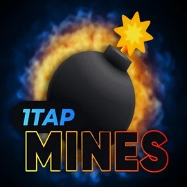 Official Casino Games logo: 1Tap Mines by Turbo Games at Goldzino Casino