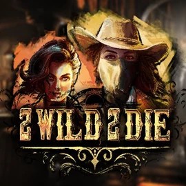 2 Wild 2 Die slot logo by Hacksaw Gaming at Goldzino Casino