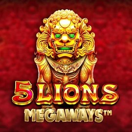5 Lions Megaways logo by Pragmatic Play Goldzino Casino