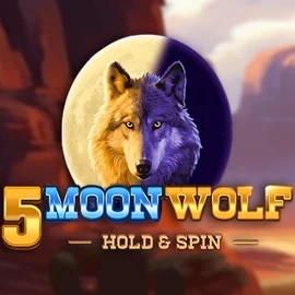 Official Slots logo: 5 Moon Wolf by Apparat Gaming at Goldzino Casino