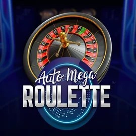 Official Live Casino logo: Auto Mega Roulette by Pragmatic Play at Goldzino Casino