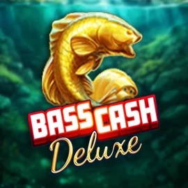 Bass Cash Deluxe slot logo by Alchemy Gaming at Goldzino Casino