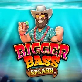 Bigger Bass Splash online game logo by Pragmatic Play on goldzinocasinoo.com
