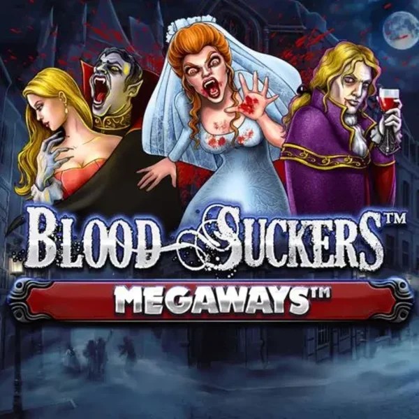 Blood Suckers Megaways online game logo by Red Tiger Gaming on goldzinocasinoo.com