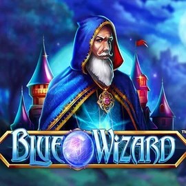 Blue Wizard by Quickspin, showcased at goldzinocasinoo.com – game logo