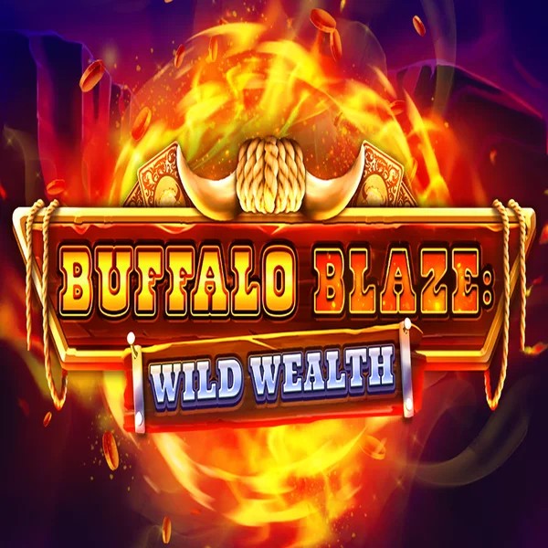 Buffalo Blaze Wild Wealth logo – Slots by OctoPlay at Goldzino Casino