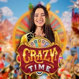 Enjoy Crazy Time by Evolution – logo hosted on goldzinocasinoo.com