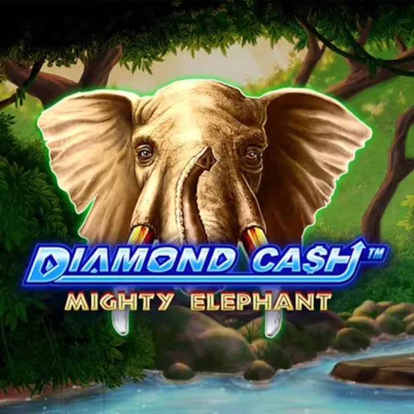 Diamond Cash Mighty Elephant slot visual from Greentube available on goldzinocasinoo.com