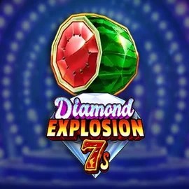 Diamond Explosion 7s online game logo by RubyPlay on goldzinocasinoo.com