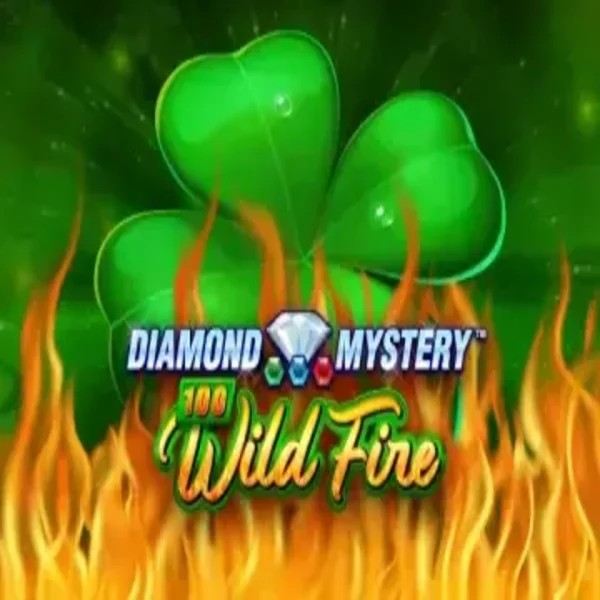 Diamond Mystery 100 Wild Fire game by Greentube – logo hosted on Goldzino Casino