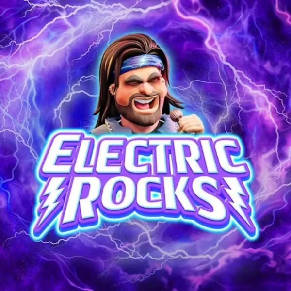 Official Slots logo: Electric Rocks by Inspired Gaming at Goldzino Casino