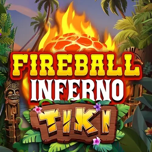 Fireball Inferno Tiki game by NetEnt – logo hosted on Goldzino Casino