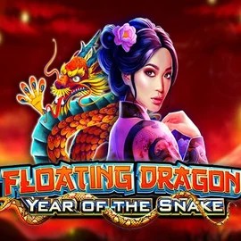 Floating Dragon Year of the Snake by Pragmatic Play, showcased at goldzinocasinoo.com – game logo