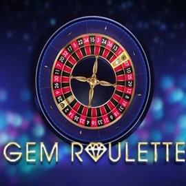 Gem Roulette online game logo by iSoftBet on goldzinocasinoo.com