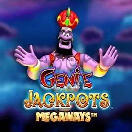 Genie Jackpots Megaways slot visual from Blueprint Gaming available on goldzinocasinoo.com