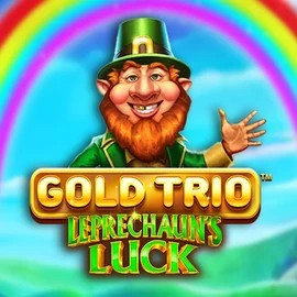 Gold Trio Leprechaun's Luck slot icon by Playtech, available at Goldzino Casino