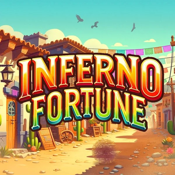 Inferno Fortune online game logo by Atomic Slot Lab on goldzinocasinoo.com