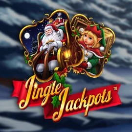 Jingle Jackpots logo by Dragon Gaming at Goldzino Casino