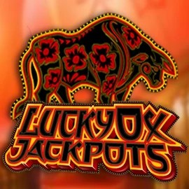Lucky Ox Jackpots by Rival, showcased at goldzinocasinoo.com – game logo