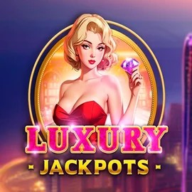 Luxury Jackpots online game logo by Triple Cherry on goldzinocasinoo.com