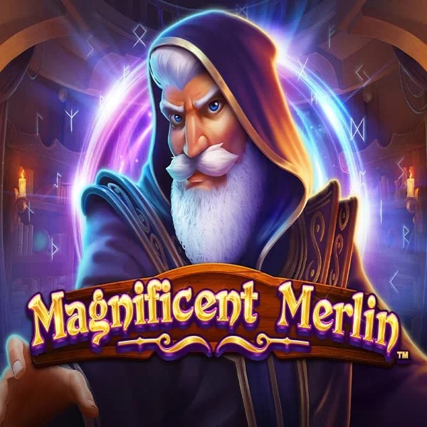 Slots logo of Magnificent Merlin from Greentube at Goldzino Casino