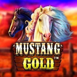Slots logo of Mustang Gold from Pragmatic Play at Goldzino Casino