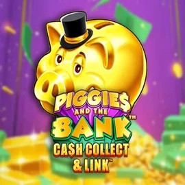 Slots logo of Piggies And The Bank Cash Collect & Link from Origins at Goldzino Casino
