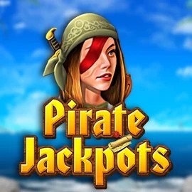 Pirate Jackpots slot logo by Belatra Games at Goldzino Casino