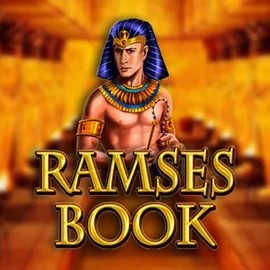 Slots logo of Ramses Book from Gamomat at Goldzino Casino