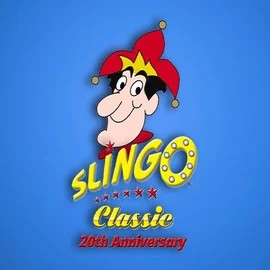 Slingo Classic 20th Anniversary online game logo by Slingo on goldzinocasinoo.com