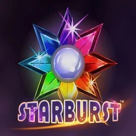 Starburst game by NetEnt – logo hosted on Goldzino Casino