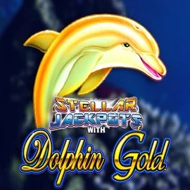 Dolphin Gold with Stellar Jackpots logo by Lightning Box Game Goldzino Casino
