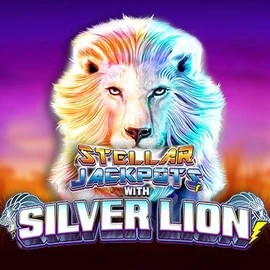Stellar Jackpots with Silver Lion logo – Jackpots by Lightning Box Game at Goldzino Casino