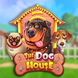 The Dog House slot logo by Pragmatic Play at Goldzino Casino