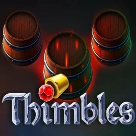 Thimbles by Evoplay, showcased at goldzinocasinoo.com – game logo
