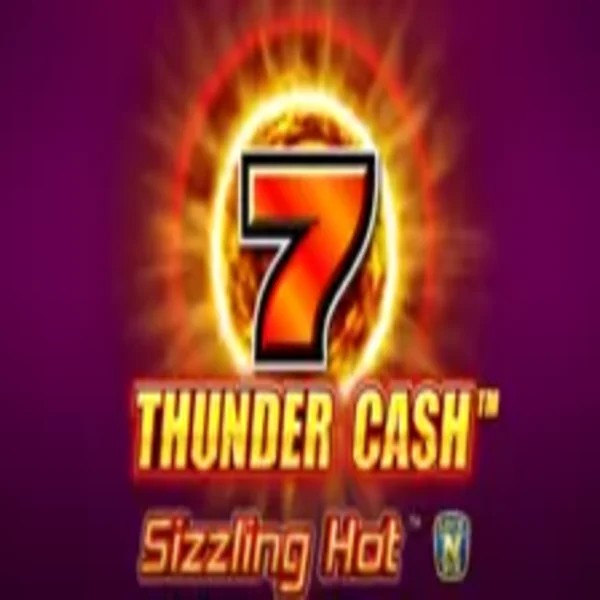 Official Slots logo: Thunder Cash Sizzling Hot by Novomatic at Goldzino Casino