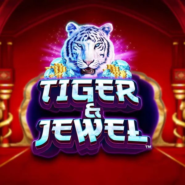 Tiger and Jewel slot logo by Greentube at Goldzino Casino