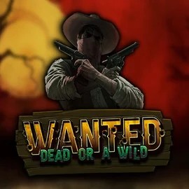 Wanted Dead or a Wild logo by Hacksaw Gaming at Goldzino Casino