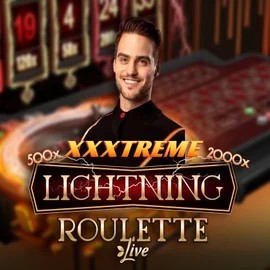XXXtreme Lightning Roulette slot logo by Evolution at Goldzino Casino